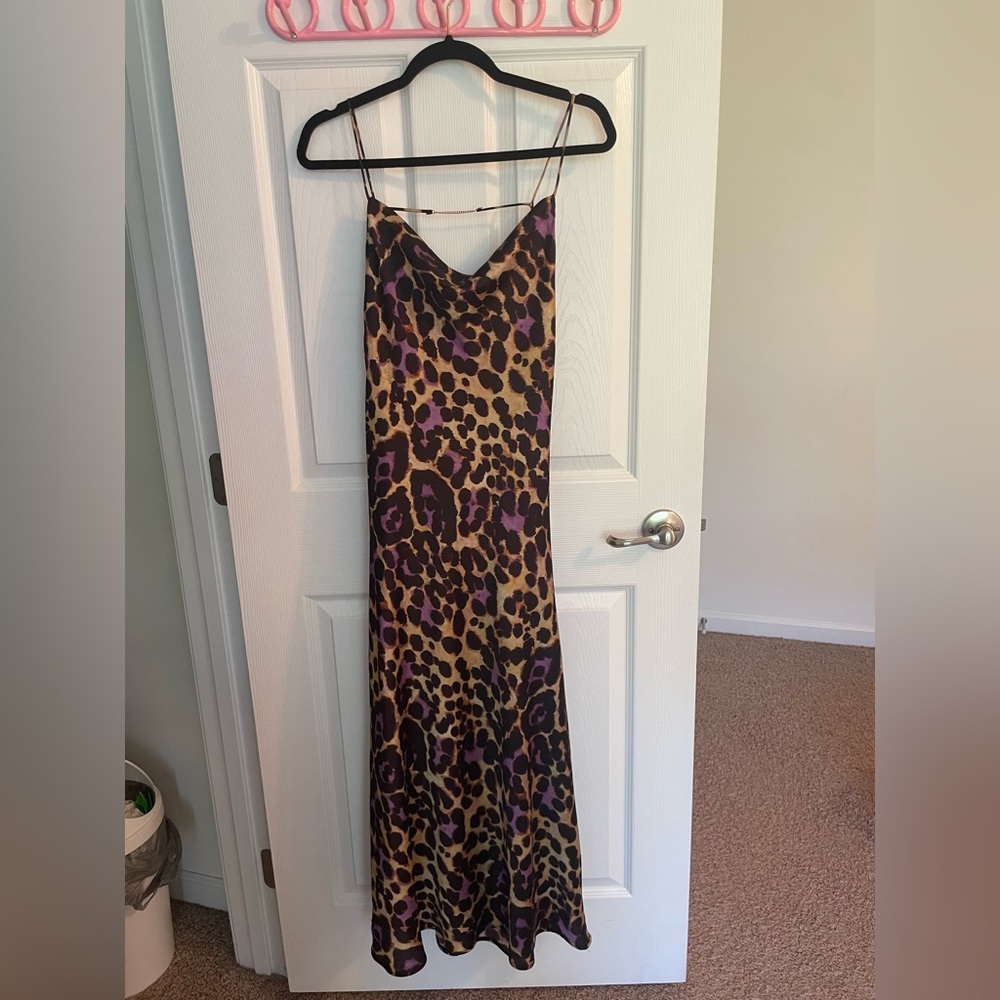 Zara animal print dress
